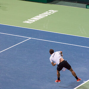 Davis Cup Deutschland - Tschechien, TUI Arena Hannover, 04.03.2016, Nikon D800/2.8/70-200