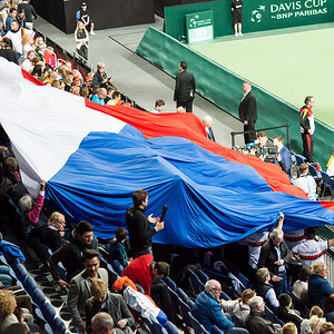 Davis Cup Deutschland - Tschechien, TUI Arena Hannover, 04.03.2016, Nikon D800/2.8/70-200