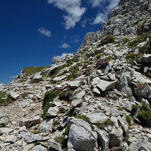 Richtung Santnerpass