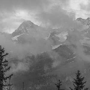 Wettersteingebirge Nebel