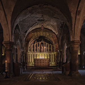 Canterbury  Cathedrale Krypta