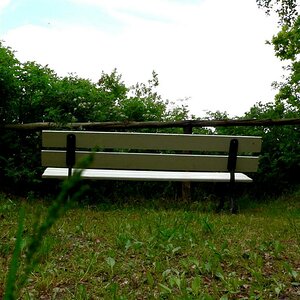 Bank mit Blick ins Nirgentwo   Usedom
oder ein ,, schildbürgerstreich ,, der gemeinde ??
