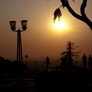 Sonnenuntergang in Frascati