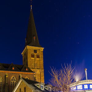 Catholic Church Kaldenkirchen by Night