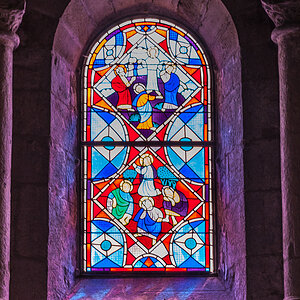 Fenster der Kirche von Nant