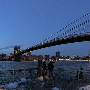 NYC Manhattan samt Brooklyn Bridge 1200