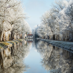 Amper im Winter