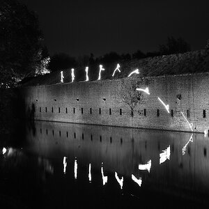 Wasserspringer Herbstlichter Jülich 2017