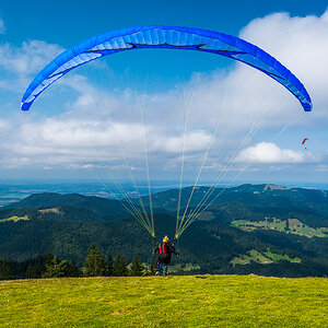 Tandem Gleitschirm Start