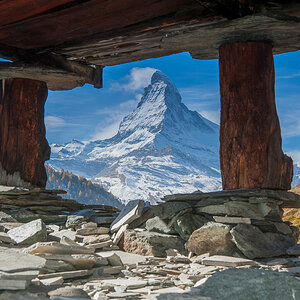 Matterhorn von Findeln aus.