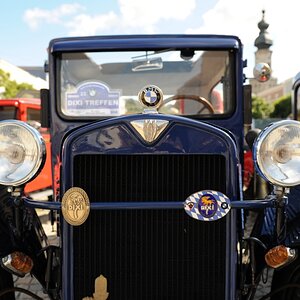 Auf dem Dixie-Treffen: Ein Zwischenstopp in Burghausen,
BMW Dixie Frontansicht