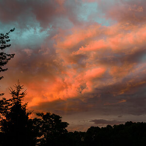 Himmel in Flammen