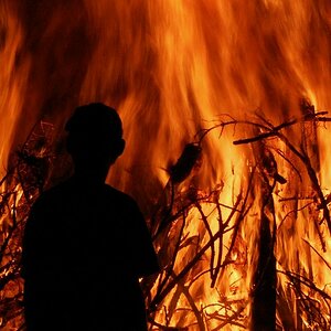 Vor dem Feuer