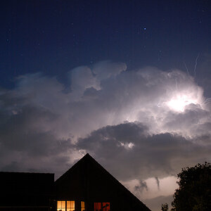 ein Sommergewitter ohne Regen