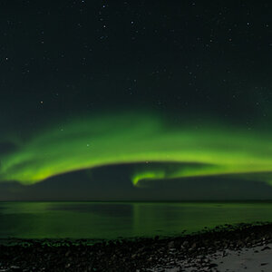 2017 Lofoten Nordlicht Panorama