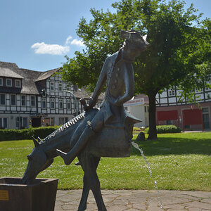 Baron Münchhausen und das halbe Pferd