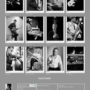 Calvendo Jazzmaster 2019 Rückseite