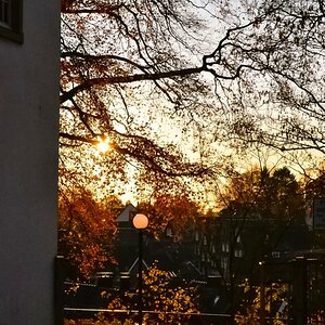 Abendlichter am Kloster