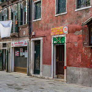 Gasse in Venedig Castello