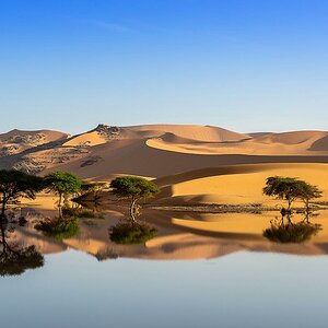 Wüstensee - In der südlichen Sahara Algeriens