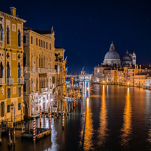 Canal Grande bei Nacht