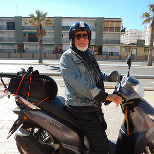 Rollerfahrer La Manga