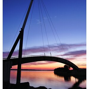 Morgens an der Passerelle