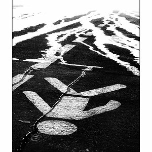 Niedergestrecktes Ampelmaennchen