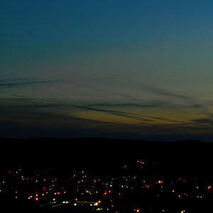 Blaue Stunde im Weserbergland, Beverungen