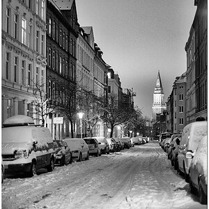 087 Schrevenpark – Abendspaziergang im Neuschnee X