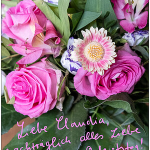 129 Herzlichen Glückwunsch, liebe Claudia!
