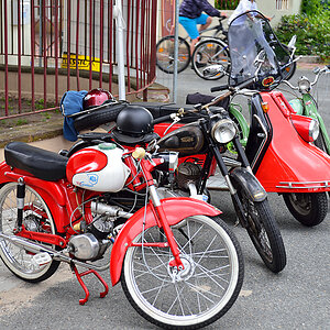 NSU Quickly Cavallino, Triumph BDG 250 SL.jpg