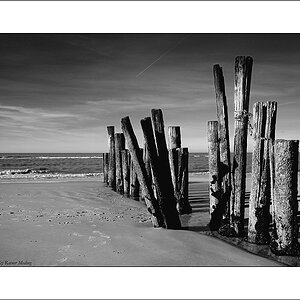 Küstenschutz
Buhnen an der Nordsee