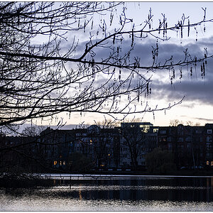 493 Sonnenuntergang im Kieler Schrevenpark