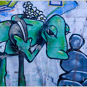 Graffiti am Schützenpark-Bunker in Kiel