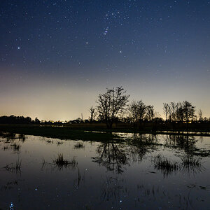 Orion über der Flut
