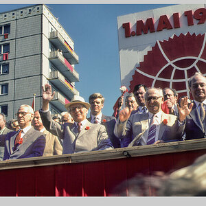 Prominentenbühne - 1. Mai 1986 Ostberlin