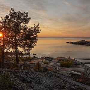Sonnenaufgang am Vänern