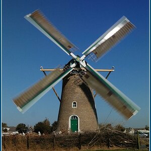 Mühle in Zoutelande/Niederlande