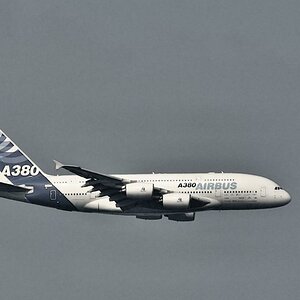 A380 in der Wahner Heide gesichtet