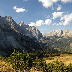 20091007 140415 Karwendel, Blick von der Falkenhütte nach Westen