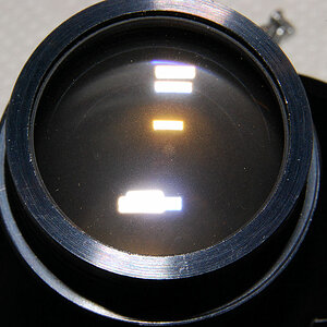 Maginon AF 28-70/3.5-4.5 für Nikon:
Der trübe Hinterlinsensatz.