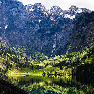 Obersee mit Röthbachfall