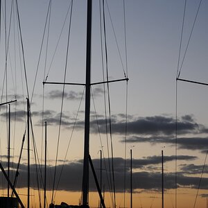 abend hafen