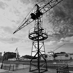 Duisburg Innenhafen - 09/2009 Kran