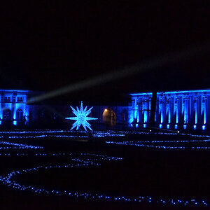 Schloss in blau