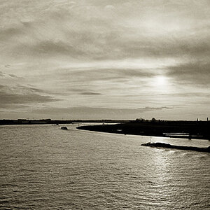 Rhein bei Wesel