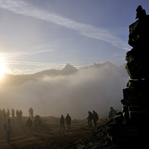 Sonnenaufgang im Nebel