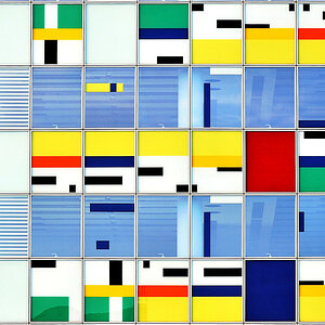 Bunte Fenster - D´Dorf Medienhafen 10/2009