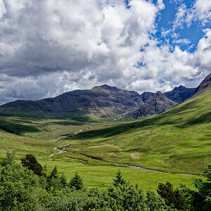 Blick auf die Fairy Pools